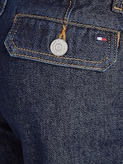 Tommy Hilfiger Black Skater Rinse Washed Cargo 100% Cotton Jeans - Image 6 of 6