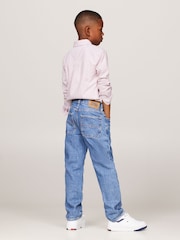 Tommy Hilfiger Blue Skater Mid Salt and Pepper Jeans - Image 2 of 4