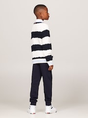 Tommy Hilfiger White Colourblock Regular Fit Sweater - Image 2 of 5
