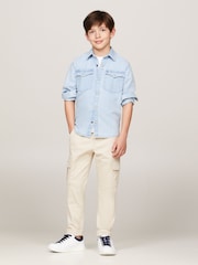 Tommy Hilfiger 100% Хлопковые джинсы рубашки - Изображение 1 из 4