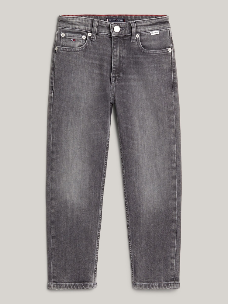 Tommy Hilfiger Grey Mid Archive Washed Jeans - Image 5 of 5 Tommy Hilfiger Grey Mid Archive Washed Jeans - Image 5 of 5