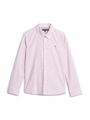 Tommy Hilfiger Red Flex Ithaca Long Sleeved Shirt - Image 4 of 4