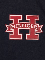 Tommy Hilfiger Blue Regular Fit Short Sleeved 100% Cotton Polo Shirt - Image 6 of 6