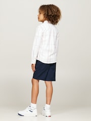 Tommy Hilfiger Red Regular Fit Checkered Shirt - Image 2 of 5
