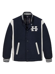Tommy Hilfiger Blue Padded Bomber Jacket - Image 1 of 4