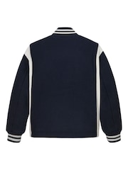 Tommy Hilfiger Blue Padded Bomber Jacket - Image 3 of 4