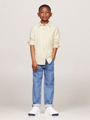 Tommy Hilfiger Yellow Monotype Stripes Shirt - Image 1 of 4