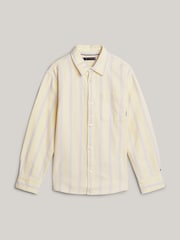 Tommy Hilfiger Yellow Monotype Stripes Shirt - Image 4 of 4