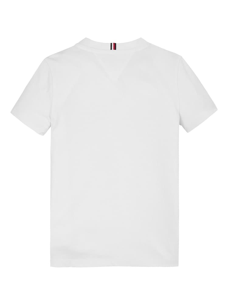 Bela - Tommy Hilfiger majica običajnega kroja s potiskom iz 100% bombaža - Slika 5 iz 5