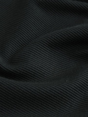 self. Black Fitted Rib T-Shirt - Image 8 of 8