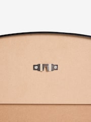 Black Wide Arch Over Mantle Wall Mirror - Image 5 of 5