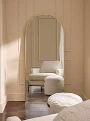 Gold Extra Large Metal Arch Full Length Leaner Mirror - Image 2 of 6