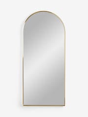 Gold Extra Large Metal Arch Full Length Leaner Mirror - Image 4 of 6