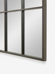 Black Arch Window Full Length Leaner Mirror - Image 5 of 6