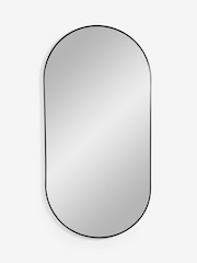 Black Wide Pill Full Length Wall Mirror - Image 3 of 5