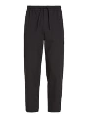 Tommy Jeans Black Windpant Technical Cotton Trousers - Image 4 of 6