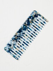 FatFace Blue Resin Wide Tooth Hair Comb - Image 2 of 2