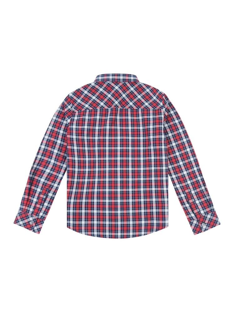Повседневная рубашка для мальчиков в клетку Ben Sherman - Изображение 2 из 4