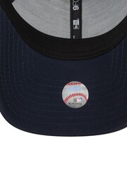 New Era Mens Blue New York Yankees Patch 100% Cotton Cap - Image 3 of 5