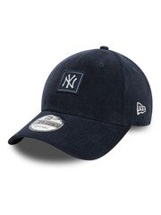 New Era Mens Blue New York Yankees Patch 100% Cotton Cap - Image 4 of 5