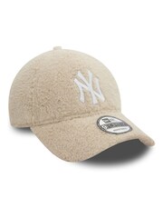 New Era Womens Cream New York Yankees 9FORTY Teddy Cap - Image 2 of 5