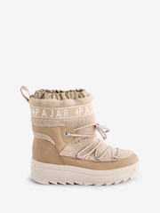 Natural - Pajar Galaxy Lama Waterproof Sherpa Snow Boots - Imagen 1 de 1