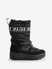 Negro - Pajar Galaxy Waterproof Alto Pull On Snow Boots - Imagen 1 de 1
