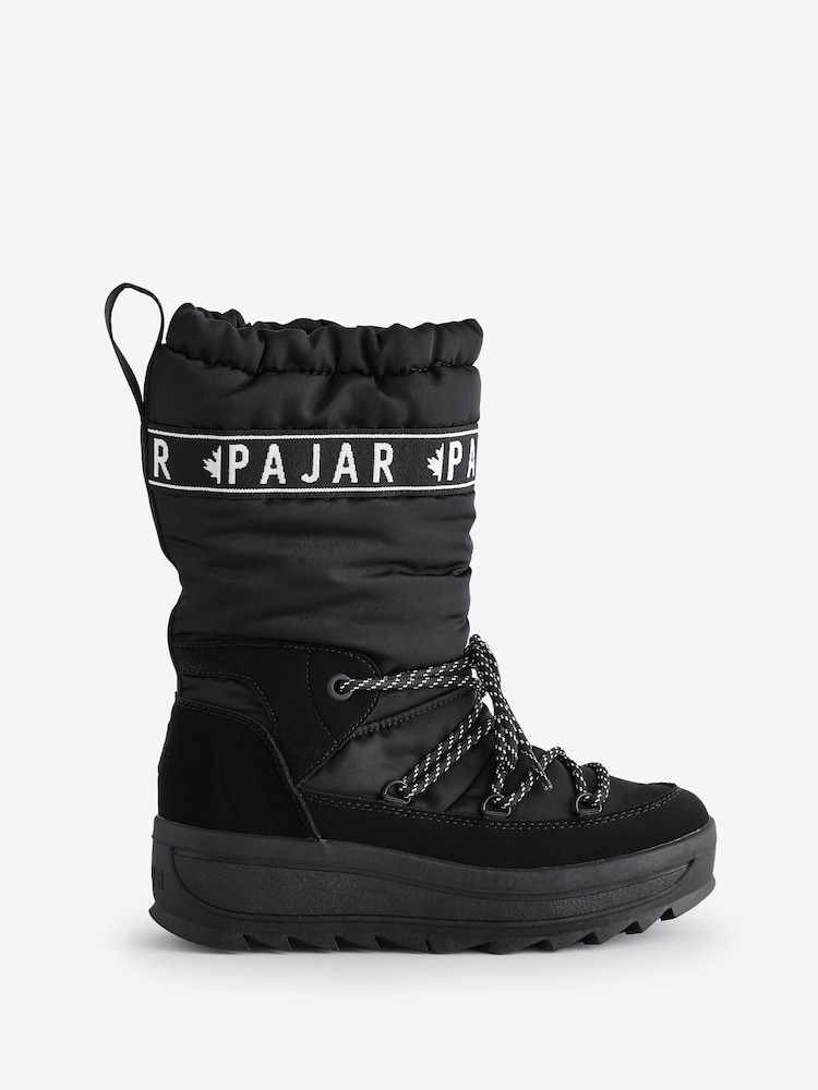 Negro - Pajar Galaxy Waterproof Alto Pull On Snow Boots - Imagen 1 de 1