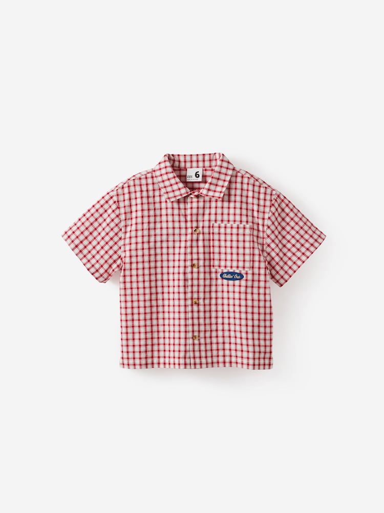 Cotton On Red Jasper Boxy Skate Shirt - Image 1 of 3 Cotton On Red Jasper Boxy Skate Shirt - Image 1 of 3