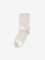 Neutral Sparkle Heavyweight Ankle Socks 3 Pack - Image 3 of 6