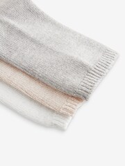 Neutral Sparkle Heavyweight Ankle Socks 3 Pack - Image 5 of 6