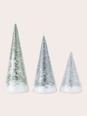 Laura Ashley Set of 3 Clear Lit Christmas Tree Ornament - Image 4 of 5