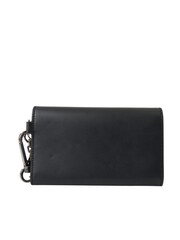 Dolce & Gabbana Black Embossed Leather Shoulder Bag with Magnetic Flap Closure - Image 3 of 6