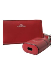 Dolce & Gabbana Red Leather with Logo Details in Red Air Pods Case - Image 5 of 6