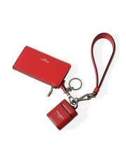 Dolce & Gabbana Red Leather with Logo Details in Red Air Pods Case - Image 6 of 6