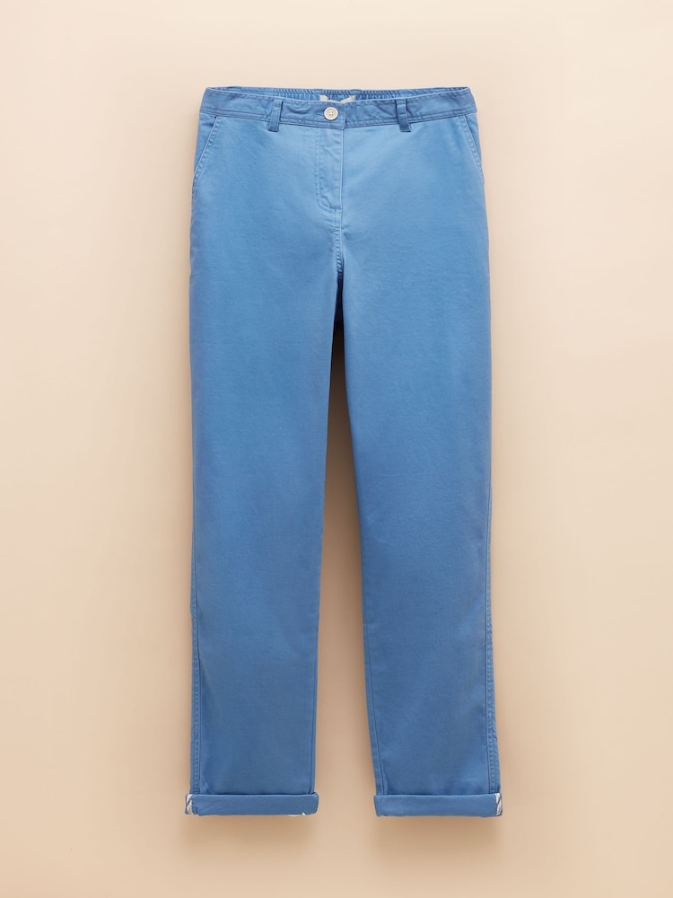 Joules Slim Fit Blue Chino Trousers - Image 6 of 6