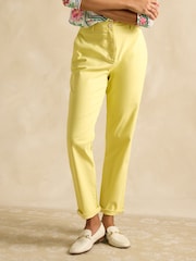 Joules Slim Fit Yellow Chino Trousers - Image 1 of 7