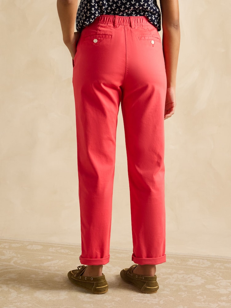 Joules Slim Fit Red Chino Trousers - Image 2 of 6