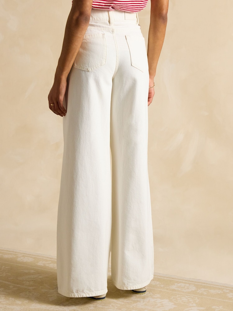 Cream, Denim - Joules Mid-Rise Wide Leg Palazzo Jeans - Bild 2 von 6 Cream, Denim - Joules Mid-Rise Wide Leg Palazzo Jeans - Bild 2 von 6
