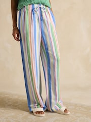 Rayas multicolor - Joules Pull On Trousers with Linen - Imagen 1 de 7