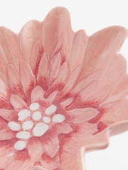 Pink Ceramic Flower Shape Fruit Bowl - Image 4 of 4