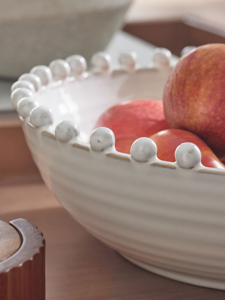 Natural Ceramic Bobble Bowl - Image 2 of 3