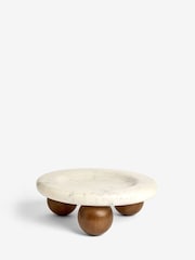 White N. Premium Marble Footed Bowl - Image 4 of 5
