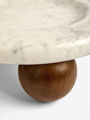 White N. Premium Marble Footed Bowl - Image 5 of 5