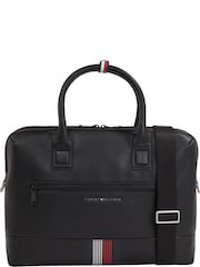 Tommy Hilfiger Black Transit Computer Bag - Image 1 of 6