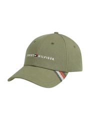 Tommy Hilfiger Green Foundation Cotton Cap - Image 1 of 2