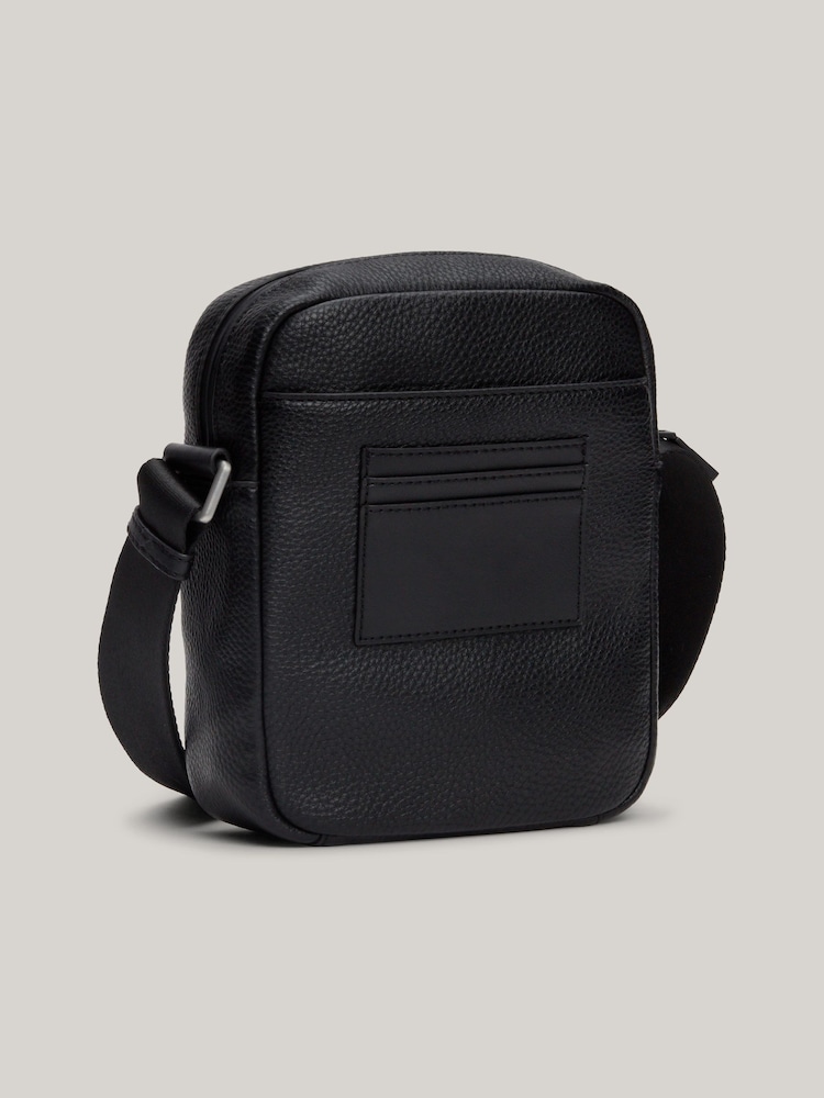 Tommy Hilfiger Black Transit Mini Reporter Bag - Image 2 of 5
