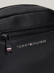 Tommy Hilfiger Black Transit Mini Reporter Bag - Image 4 of 5