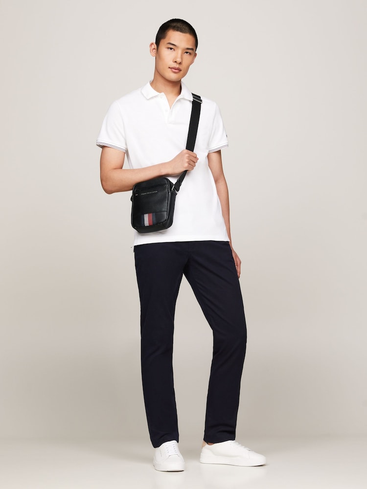 Tommy Hilfiger Black Transit Mini Reporter Bag - Image 5 of 5