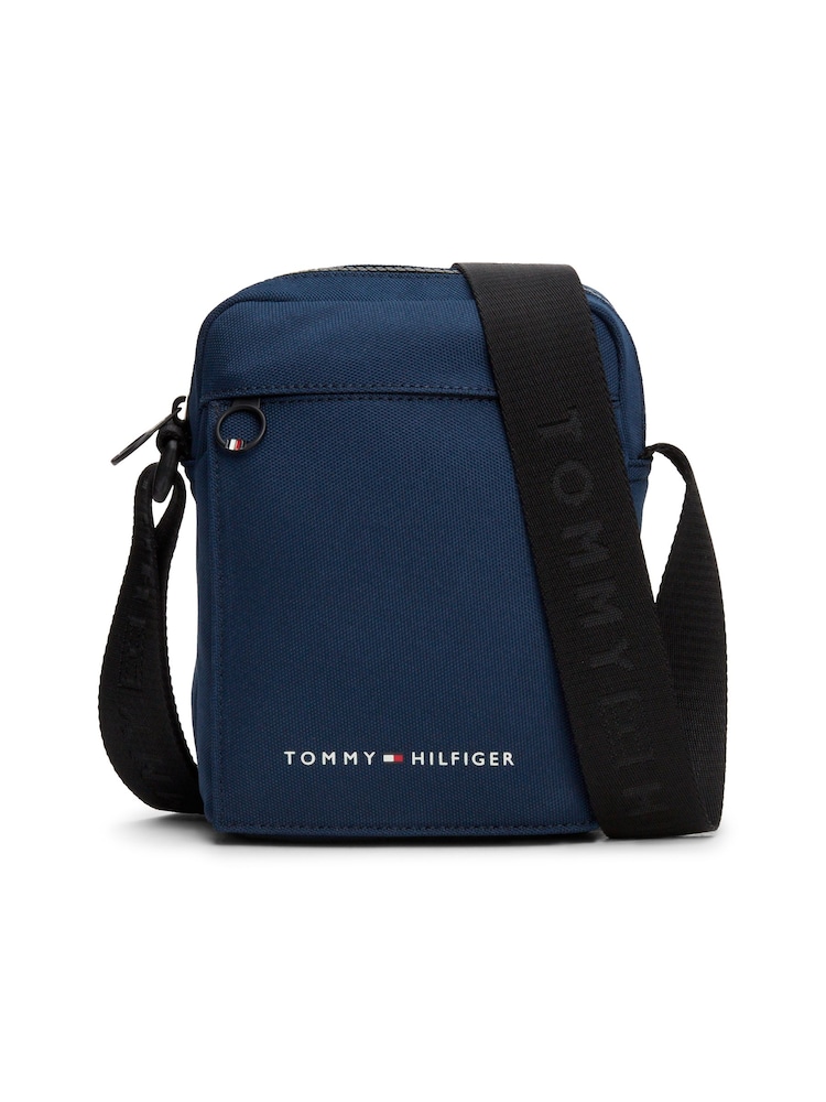 Tommy Hilfiger Blue Mini Element Reporter Bag - Image 1 of 5